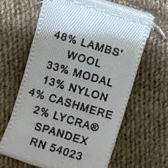 Banana Republic Lambswool/cashmere blend  colorblock cardigan. Sz S - Picture 6 of 9